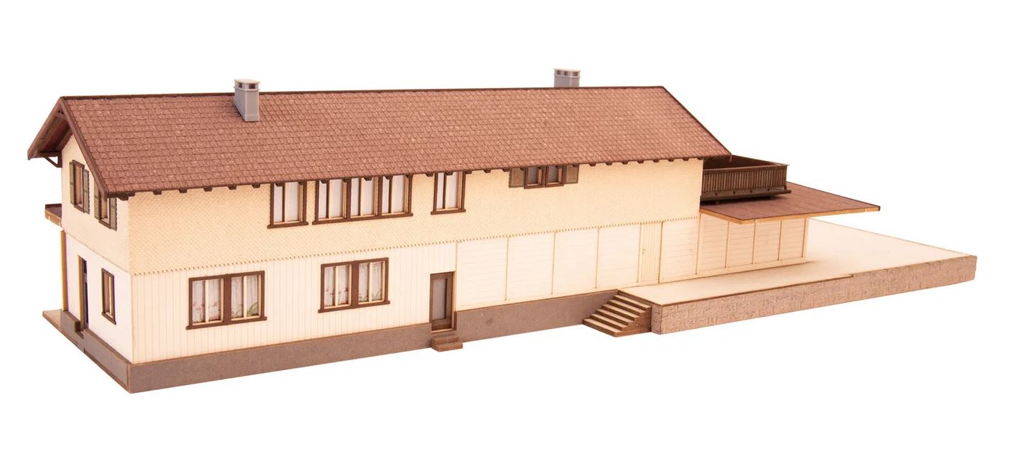 Noch 66005 Bahnhof Bergün 62 x 12,6 cm, 9 cm hoch 1:87 Spur H0