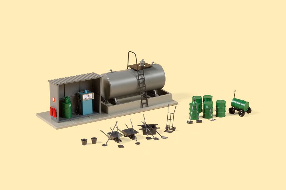 Auhagen 11469 Kleinlok-Tankstelle 1:87 Spur H0 Bausatz Neu OVP