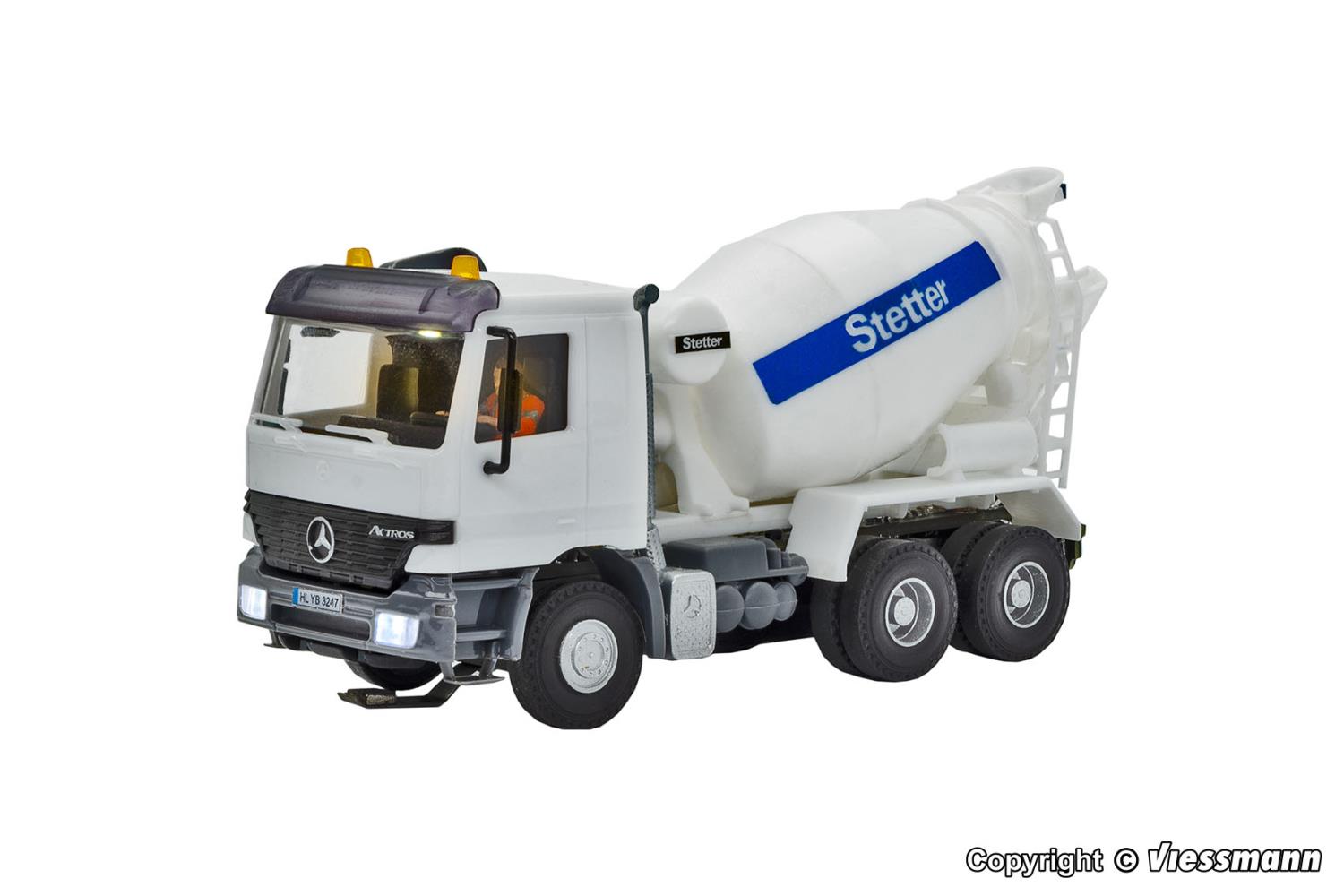 Viessmann 8031 CarMotion MB ACTROS 3-achs Betonmischer Spur H0