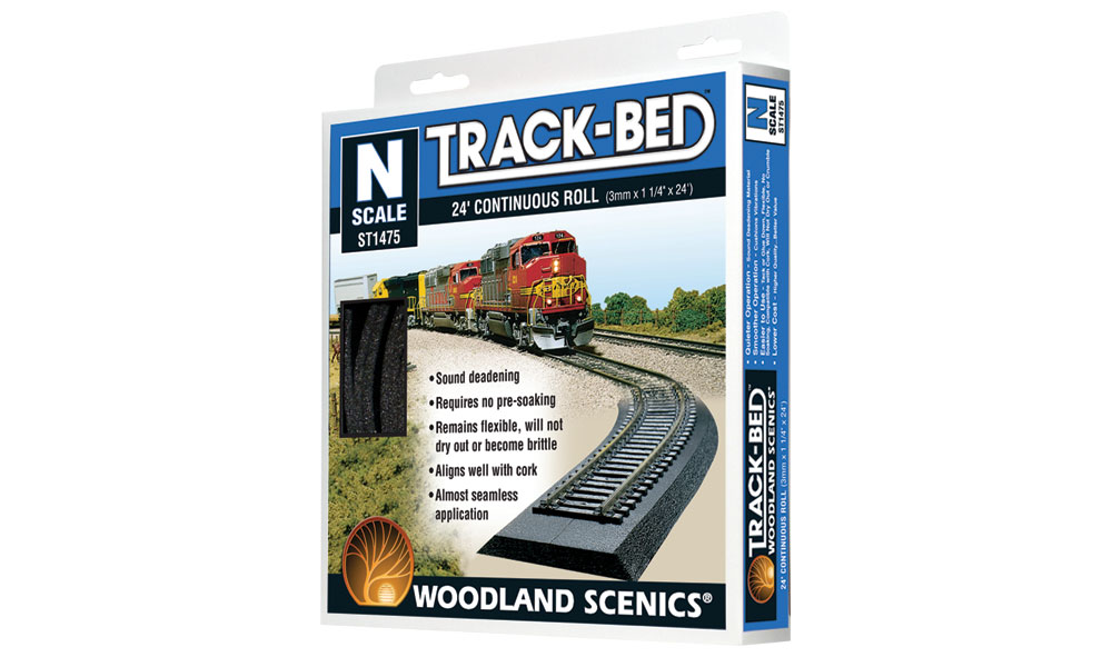 Woodland Scenics ST1475 Styropor Gleisbettung 24 Rol. 1:160 Spur N Neu OVP