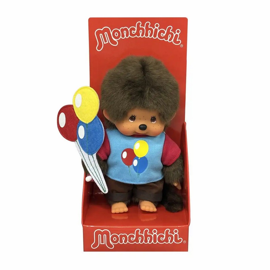 Monchhichi 205233 Plüschfigur Balloon Boy 20 cm Stoff NEU