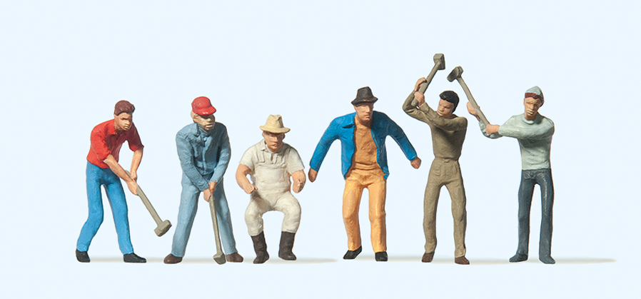 Preiser 14075 Arbeiter 1:87 Spur H0 Neu OVP Figuren