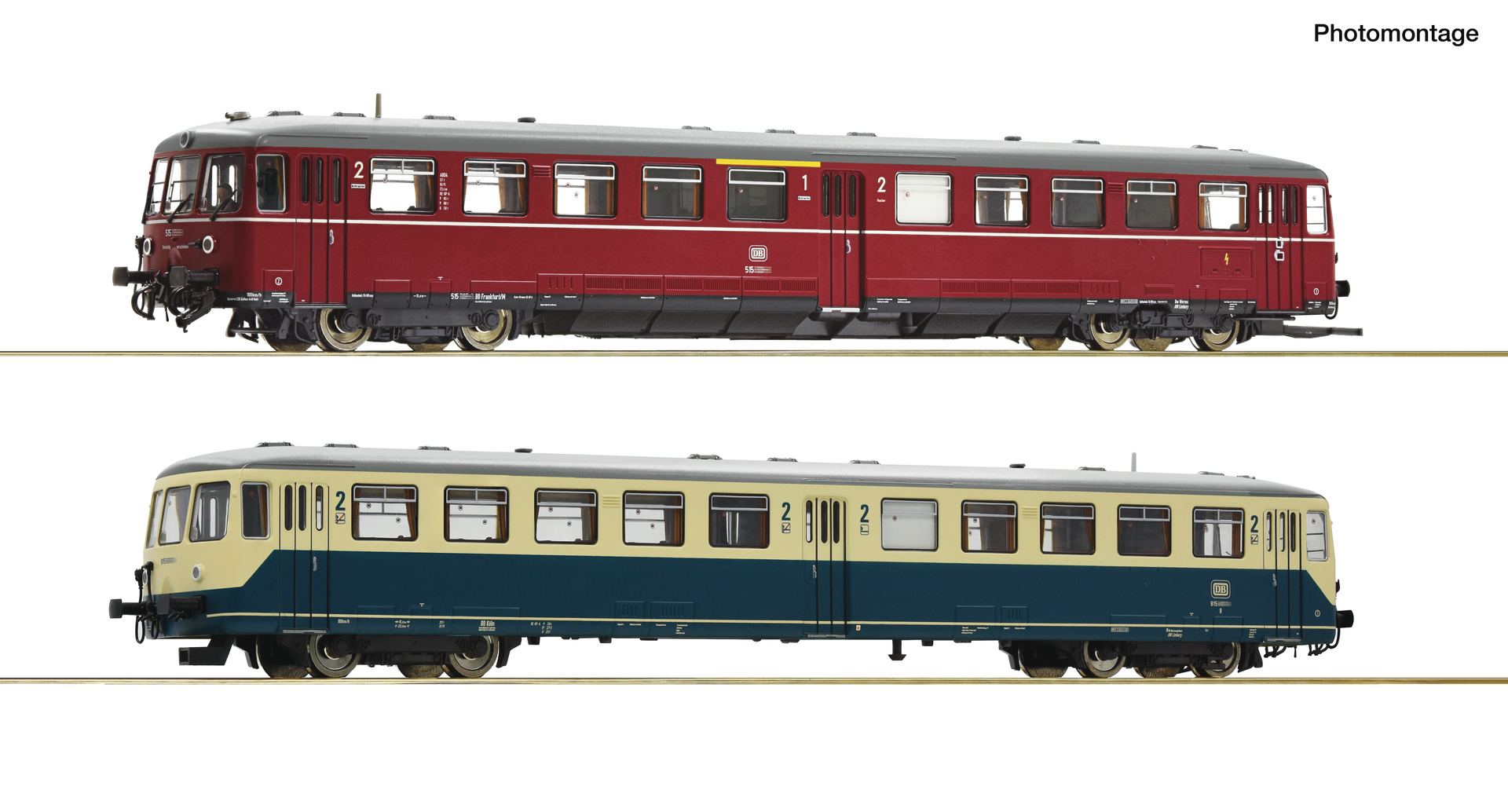 Roco 7710016 Akkutriebwagen 515 537-9 mit Steuerwagen