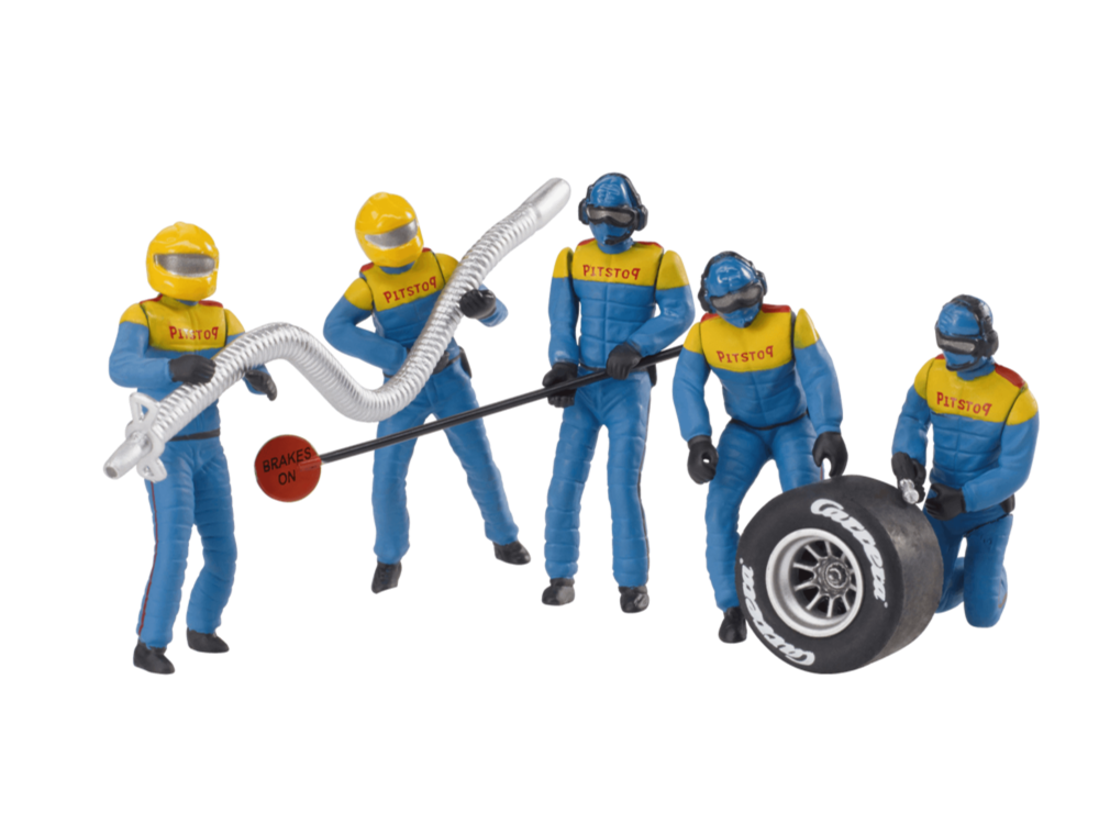 Carrera 20021132 Figurensatz Mechaniker blau 124/132 Evolution NEU