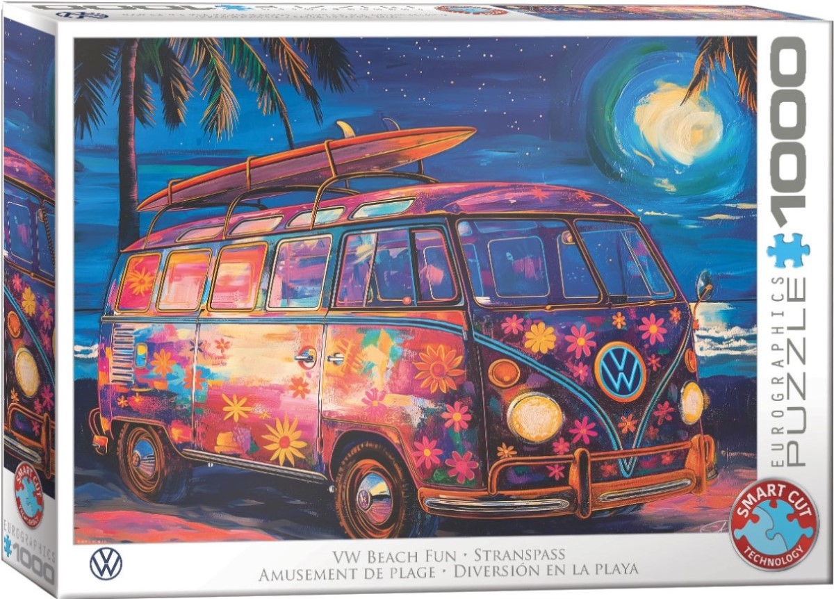 EUROGRAPHICS 6000-5950 VW Strandspaß 1000 Teile Puzzle NEU OVP