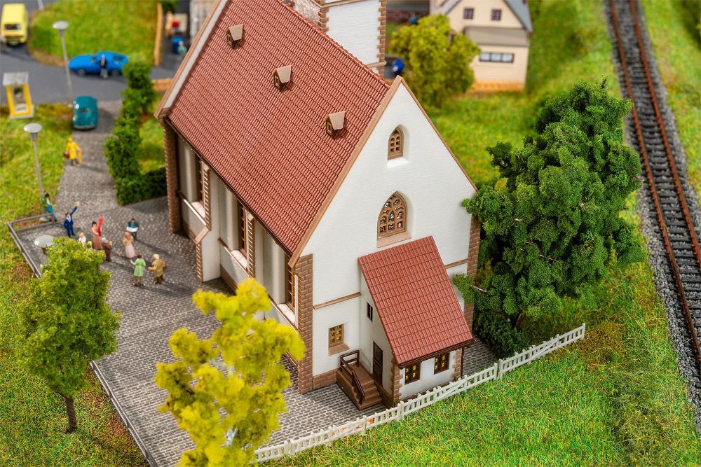 Faller 231726 Dorfkirche  1:160 Spur N Bausatz Neu OVP