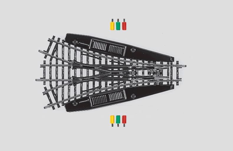 Märklin 2270 Dreiwegweiche R 424,6 mm