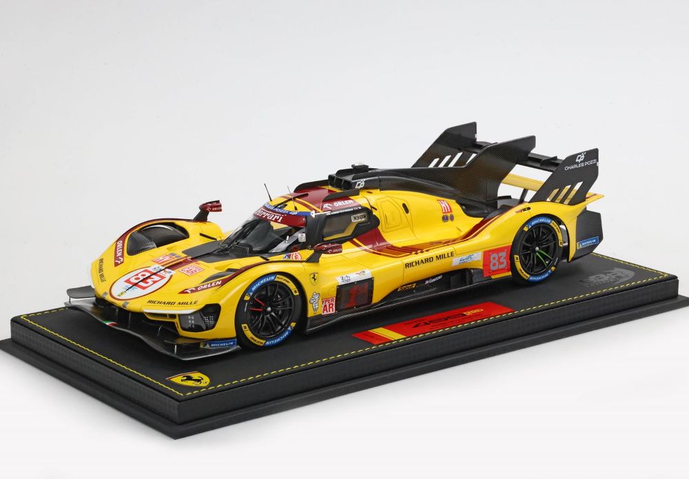 BBR P18271C Ferrari 499P car n. 83 WINNER 24h Le Mans 2025 1:18