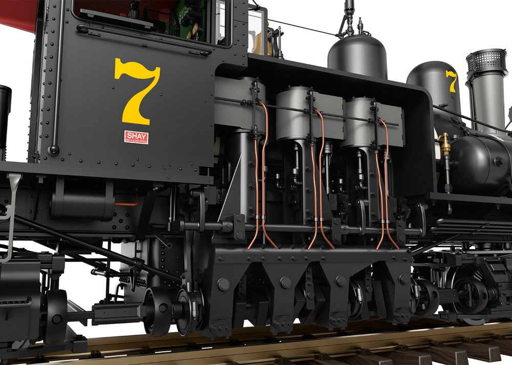 LGB 26701 RC & BT RR Dampflok Shay Nr. 7 1:22,5 Spur G NEU