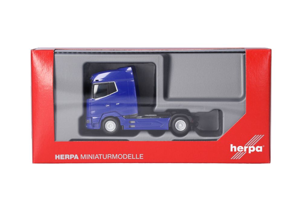 Herpa 320887 DAF XG facelift Zugmaschine 2achs blau 1:87 Spur H0
