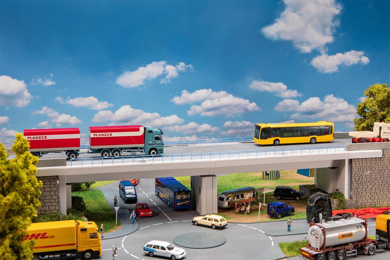 Faller 120504 Betonbrücke 2-gleisig 1:87 Spur H0 Bausatz Neu OVP