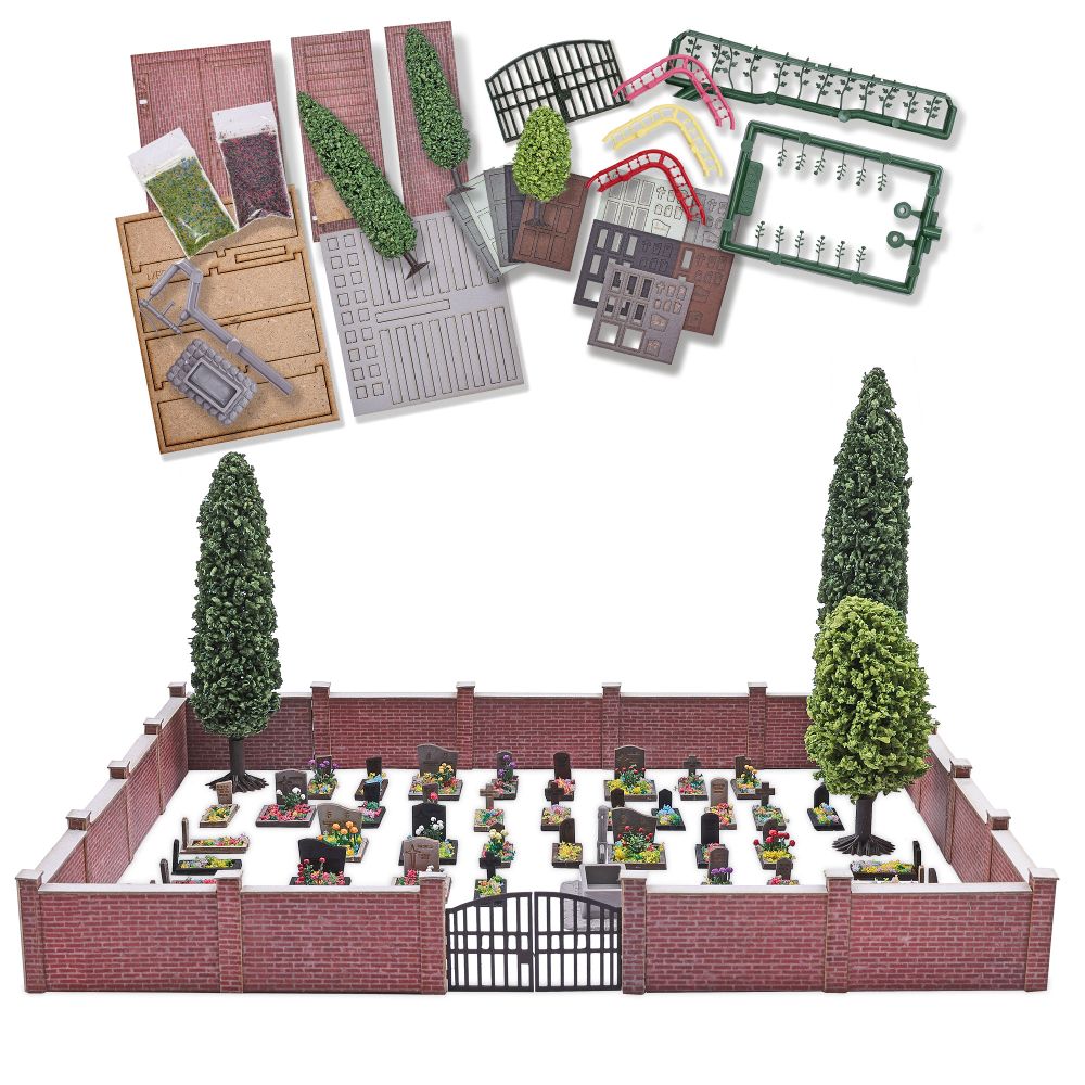 Busch 8922 Friedhof 1:120 Spur TT Bausatz NEU OVP
