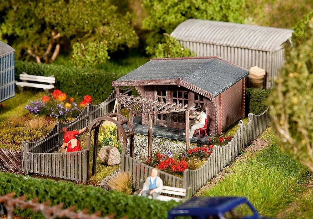 Faller 180491 Schrebergarten mit Gartenlaube 1:87 Spur H0 Neu OVP