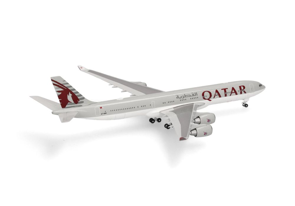 Herpa 538923 Qatar Amiri Flight Airbus A340-500 - A7-HHH 1:500