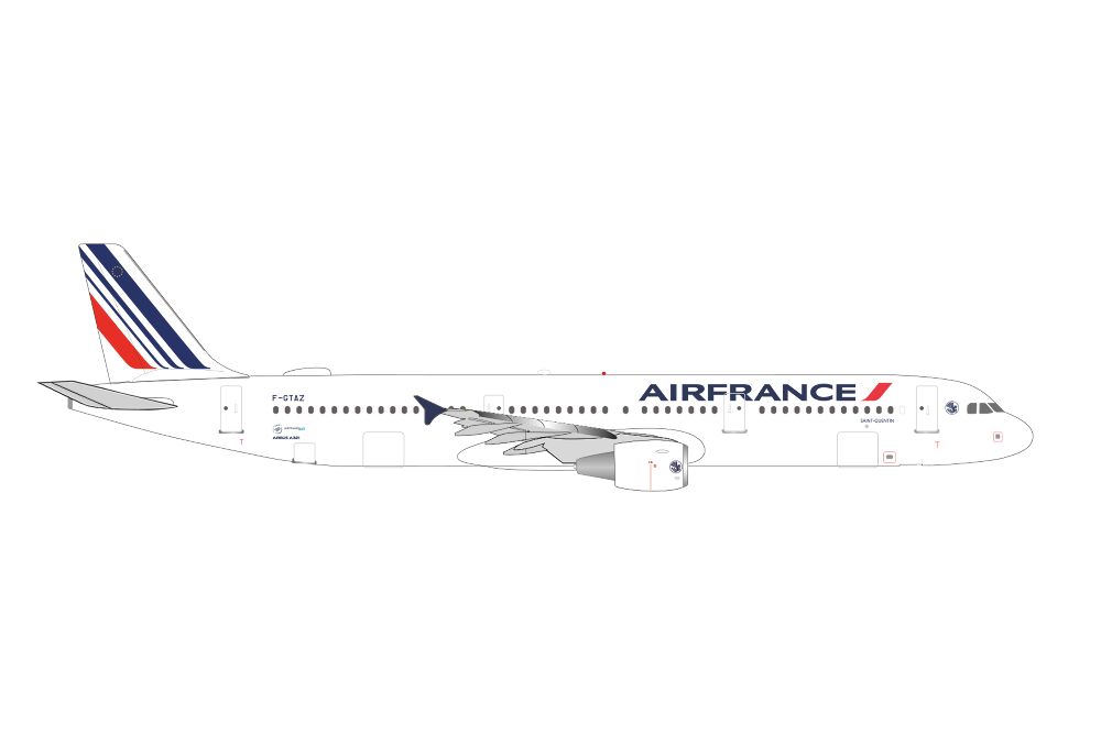Herpa 539111 Airbus A321 Air France 1:500