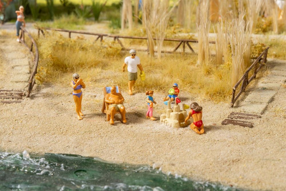 Faller 151734 Strandtag 1:87 Spur H0 NEU OVP Figuren