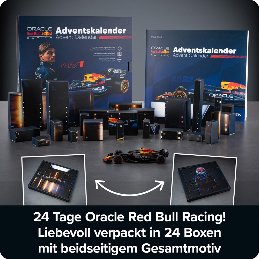 Franzis 67265 Oracle Red Bull Racing Adventskalender 1:43 Bausatz