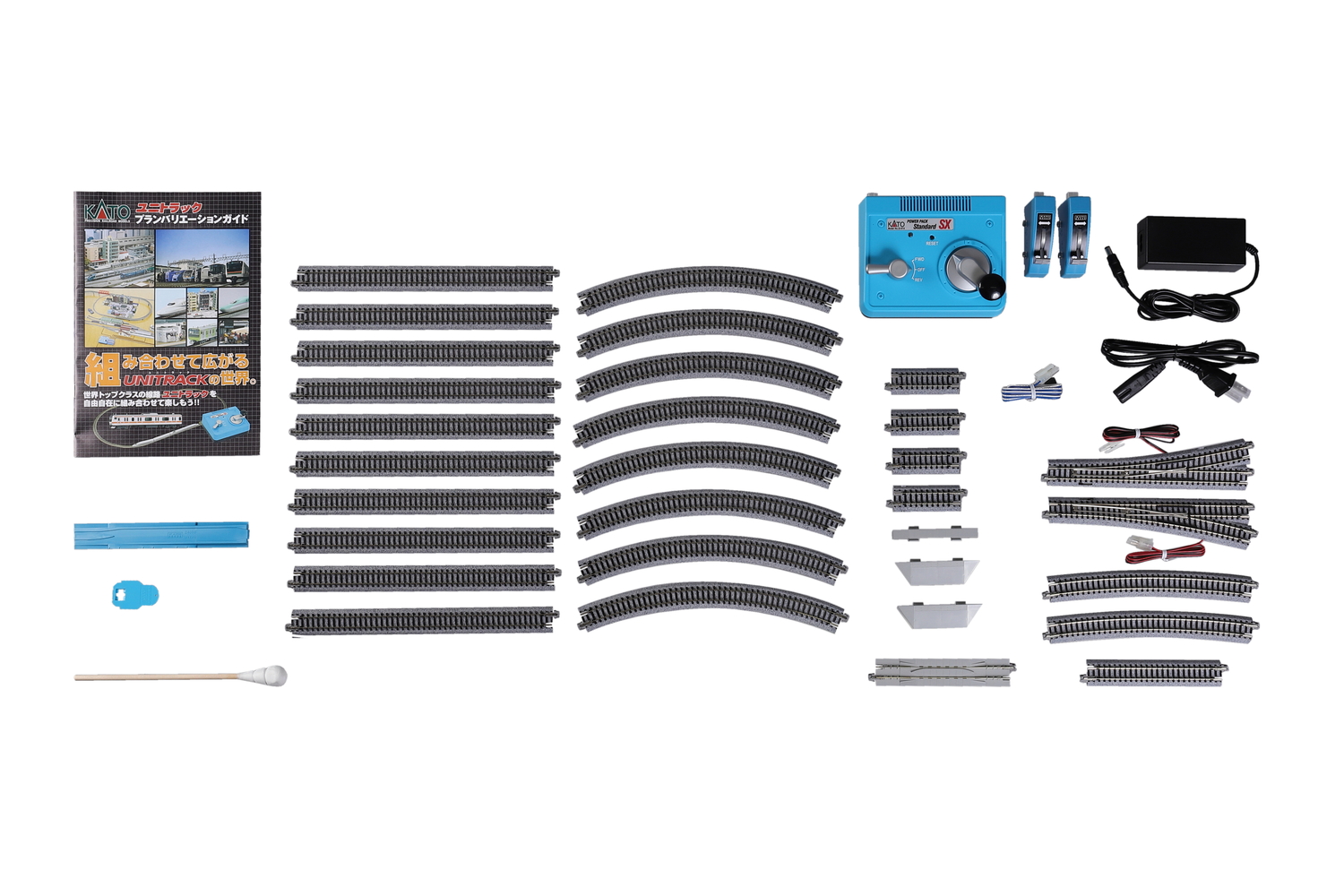 Kato 20-853 Master-Set M2 Gleisoval R315mm Ausweichgleis Spur N