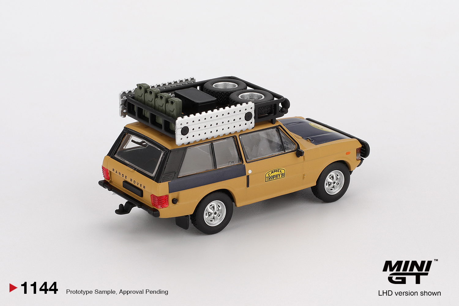 Mini GT 1144 Range Rover 1981 Camel Trophy Sumatra Winner 1:64