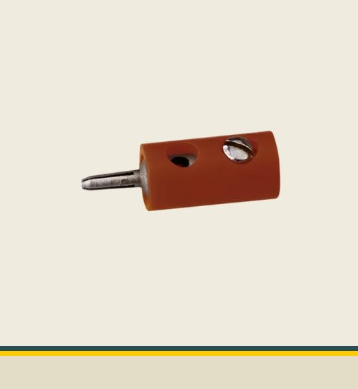 Brawa 3054 Querlochstecker ∅ 2,5 mm braun 10 Stück Neu OVP
