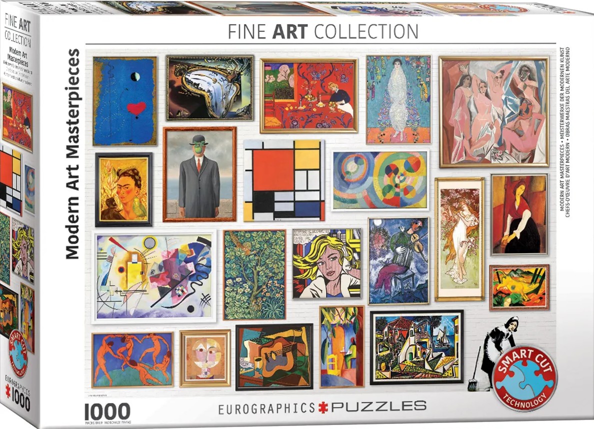 EUROGRAPHICS 6000-6178 Meisterwerke der Modernen Kunst 1000 Teile Puzzle