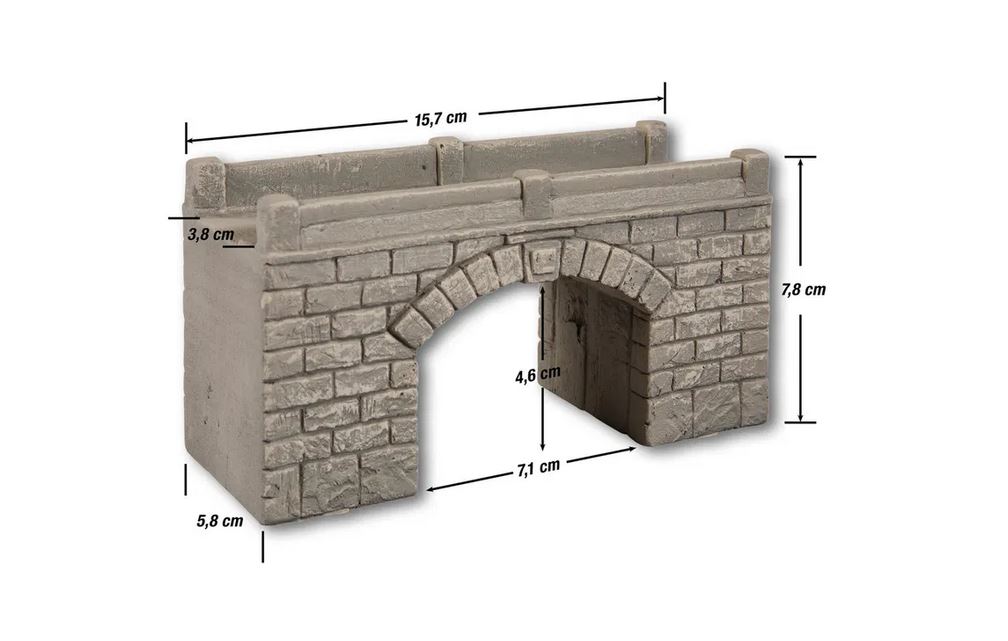 Noch 58696 Oberdorfbrücke 1:87 Spur H0 Fertigmodell Neu OVP