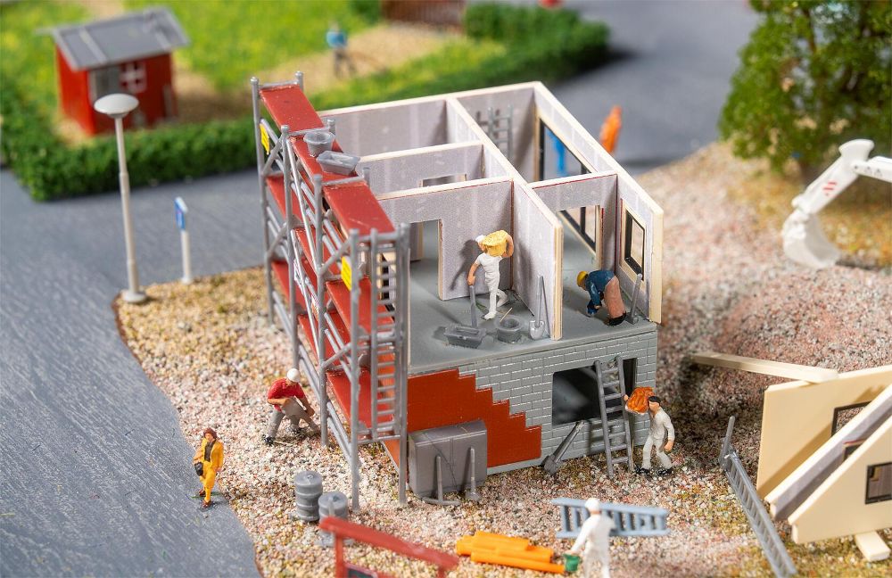 Faller 232149 Fertighaus im Bau 1:160 Spur N Bausatz NEU OVP