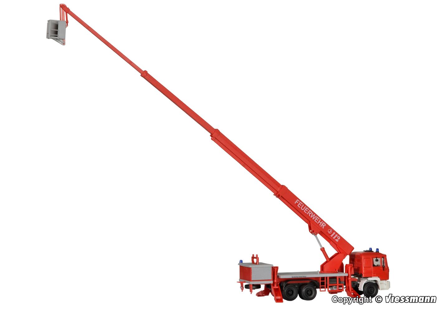 Kibri 18273 Feuerwehr MAN mit RUTHMANN STEIGER 1:87 Spur H0