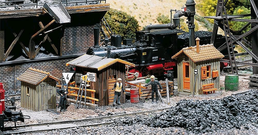 Faller 120140 3 Streckenhäuschen 1:87 Spur H0 Bausatz Neu OVP