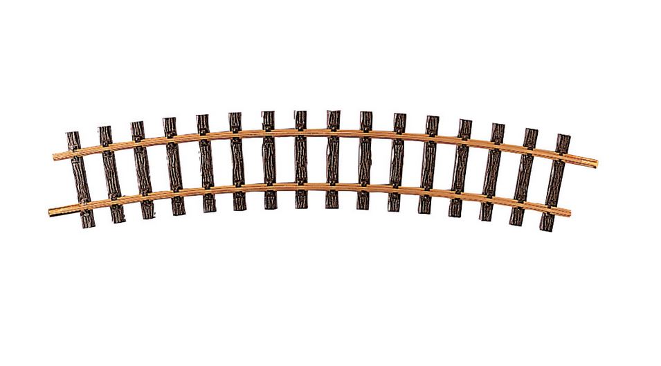 LGB 16000 Gebogenes Gleis, R3, 22,5° - Spur G - Neu