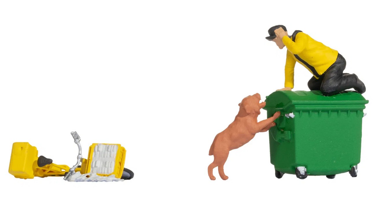Noch 16610 Funny-Scenes „Vorsicht Hund" 1:87 Spur H0 Neu OVP