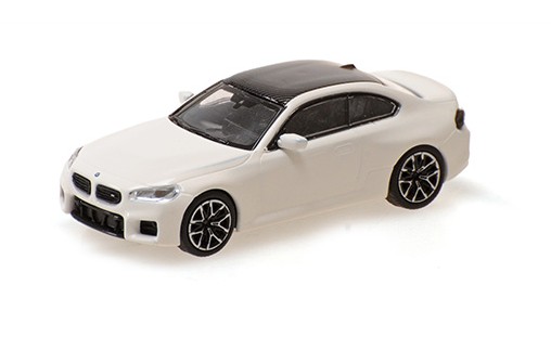 Minichamps 870024702 BMW M2 – 2023 – WHITE 1:87 Spur H0 Standmodell
