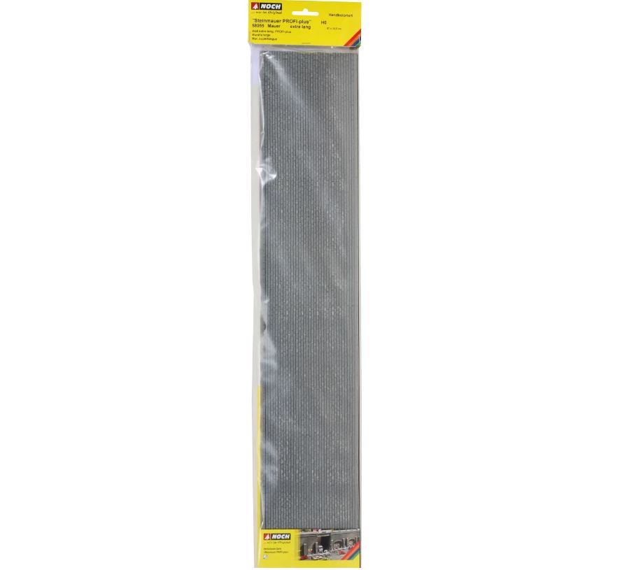 Noch 58055 Mauer extra lang 66,8 x 12,5 cm 1:87 Spur H0 Neu OVP