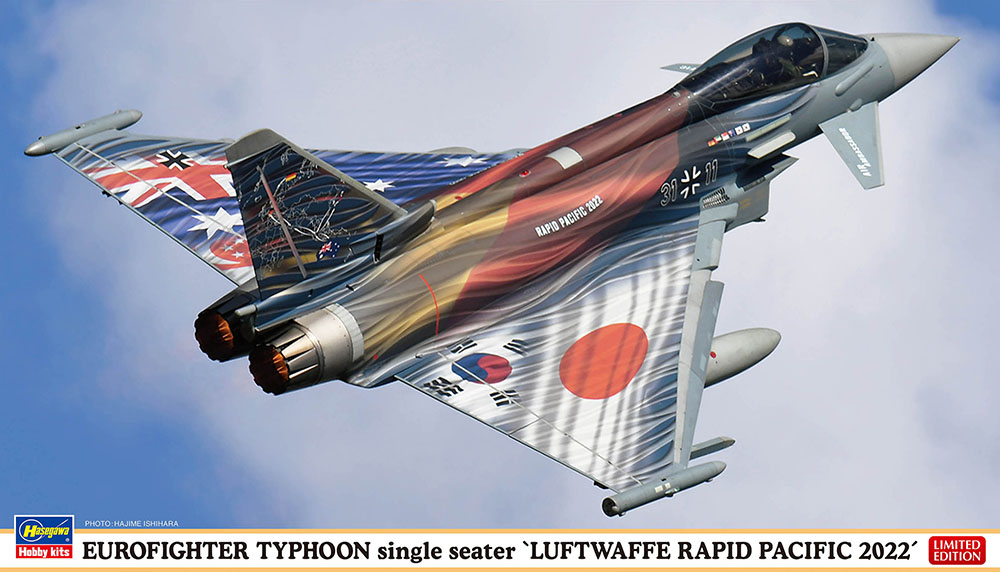 Hasegawa 02430 Eurofighter Typhoon Luftwaffe Rapid Pacific 2022 1:72