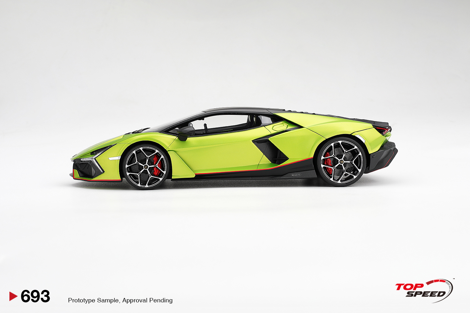 Top Speed 693 1:18 LAMBORGHINI REVUELTO VERDE CITREA MATT 2026