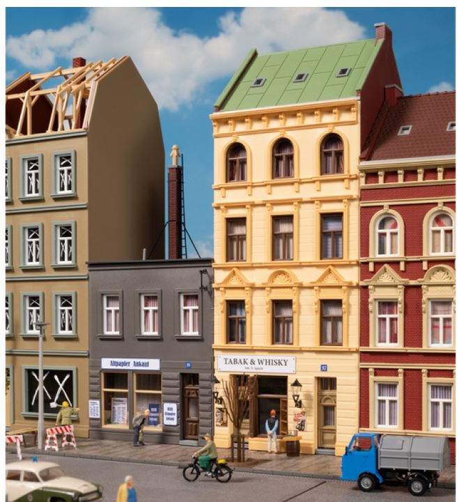 Auhagen 11464 Stadthäuser Schmidtstraße 35/37 - Spur H0 - Bausatz