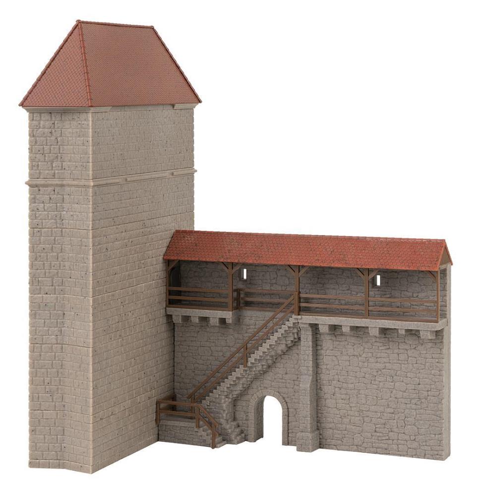 Faller 130691 Altstadtmauer-Set Schildmauer 1:87 Spur H0 Bausatz