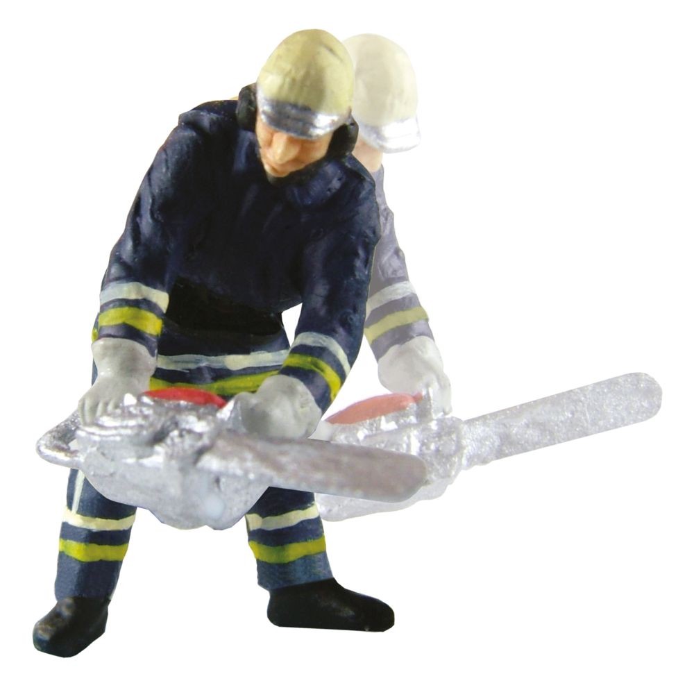 Viessmann 1541 Feuerwehrmann mit Kettensäge bewegt 1:87 Spur H0