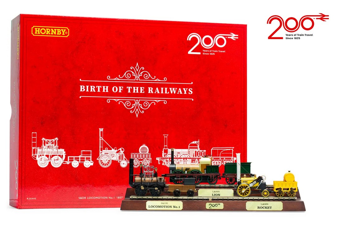 Hornby R30445 Birth of the Railways Train Pack (Railway 200) Spur 00