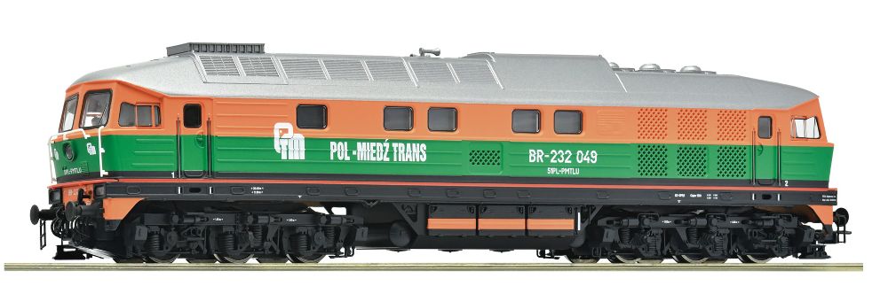 Roco 7310081 Diesellokomotive BR-232 049 Pol-Miedz Trans Spur H0