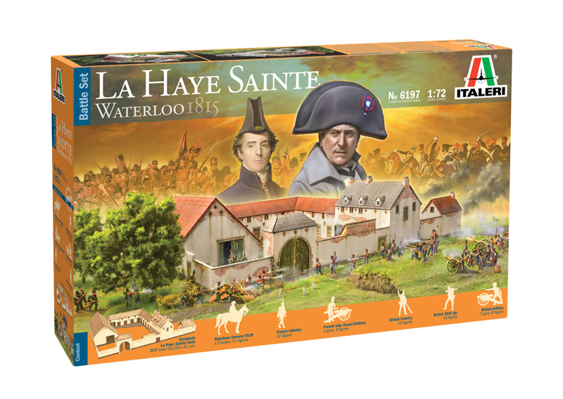 Italeri 6197 La Haye Sainte Waterloo 1815 - BATTLE SET 1:72 NEU