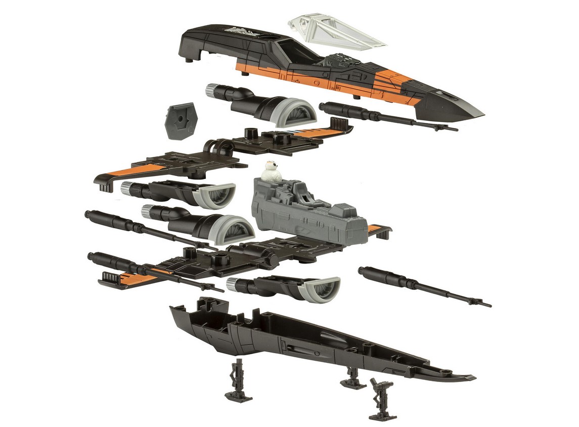 Revell 06564 Build & Play: Poe's X-Wing Fighter Sound 1:78 Bausatz