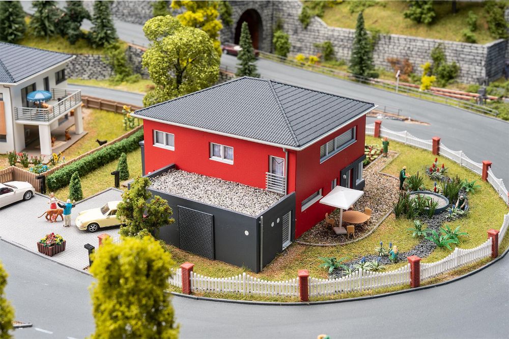Faller 130743 WeberHaus CityLife rot 1:87 Spur H0 Bausatz NEU OVP