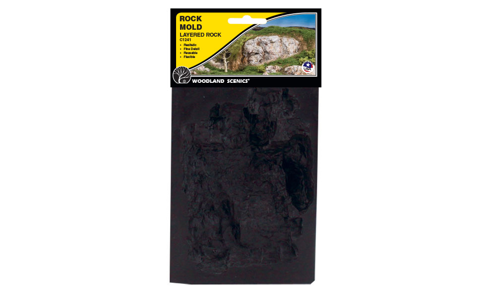 Woodland Scenics C1241 Gießform Schichtfelsen Neu OVP