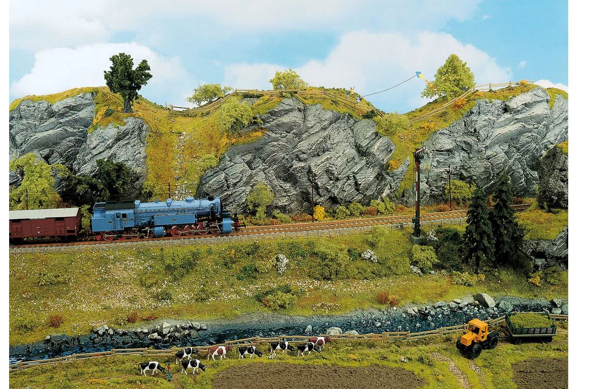 Noch 58490 Felsplatte “Kalkstein” aus Struktur-Hartschaum Neu