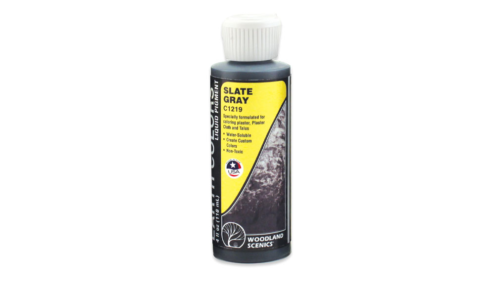 Woodland Scenics C1219 Landschaftsbaufarbe Schiefer Grau 4 fl oz (118 mL)