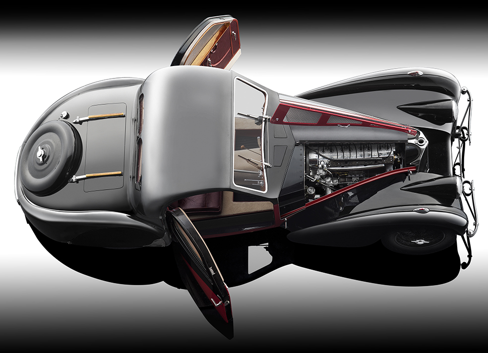 Bauer 7828-Z75 Bugatti Type 57SC Atalante 1937 rot 1:12 Neu OVP
