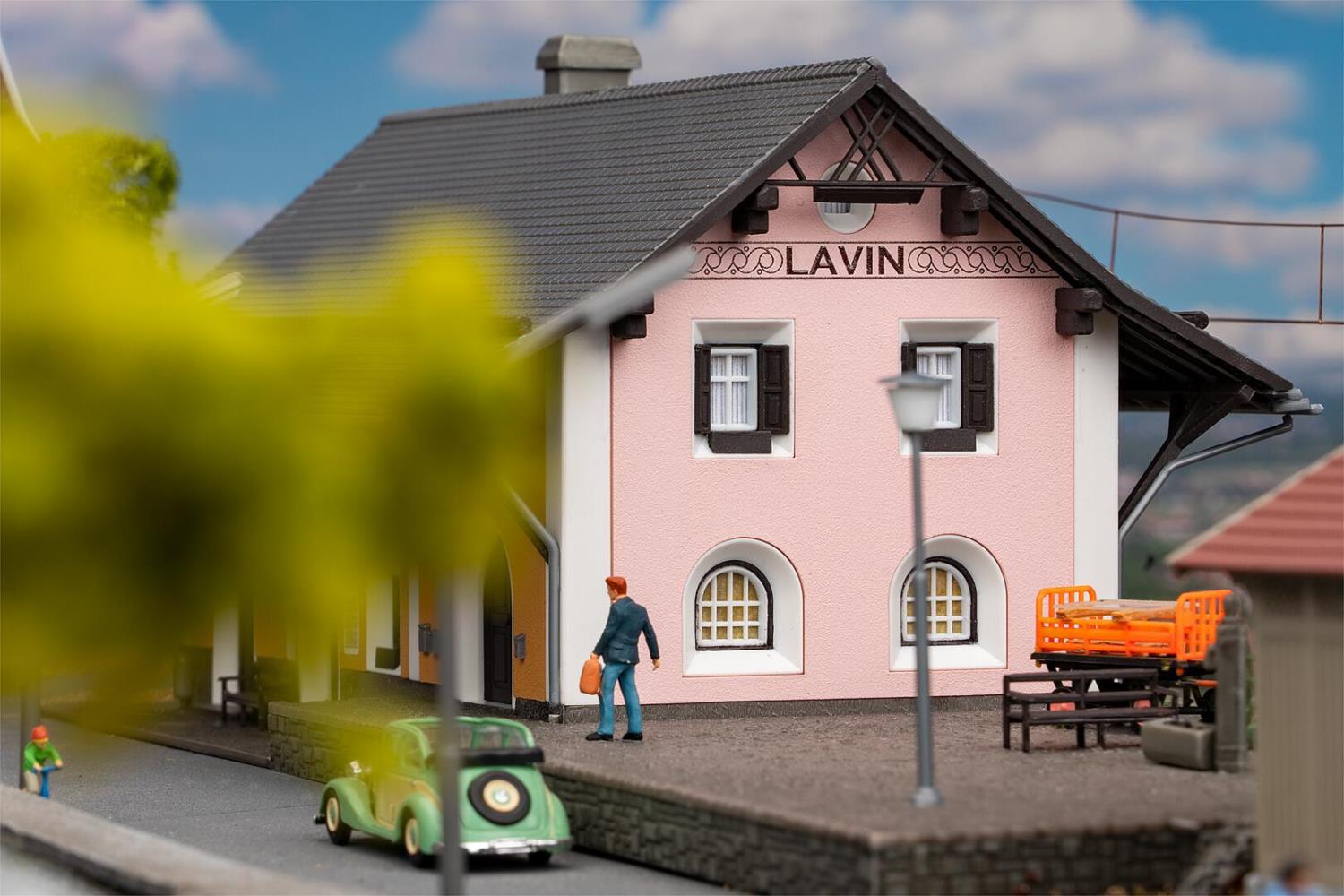 Faller 110134 Bahnhof Lavin 1:87 Spur H0 Bausatz Neu OVP