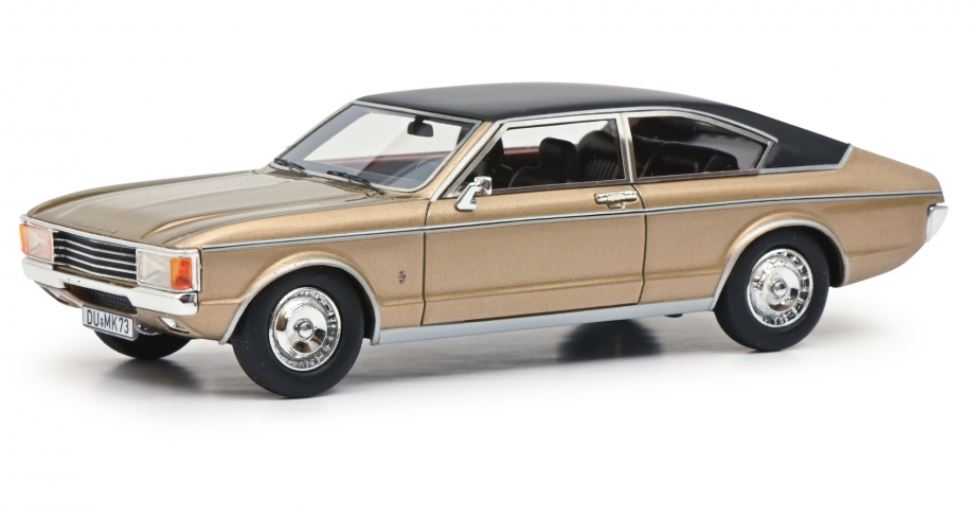 Schuco 450914300 FORD Granada Coupé gold - 1:43 - PRO.R43 - Neu - OVP