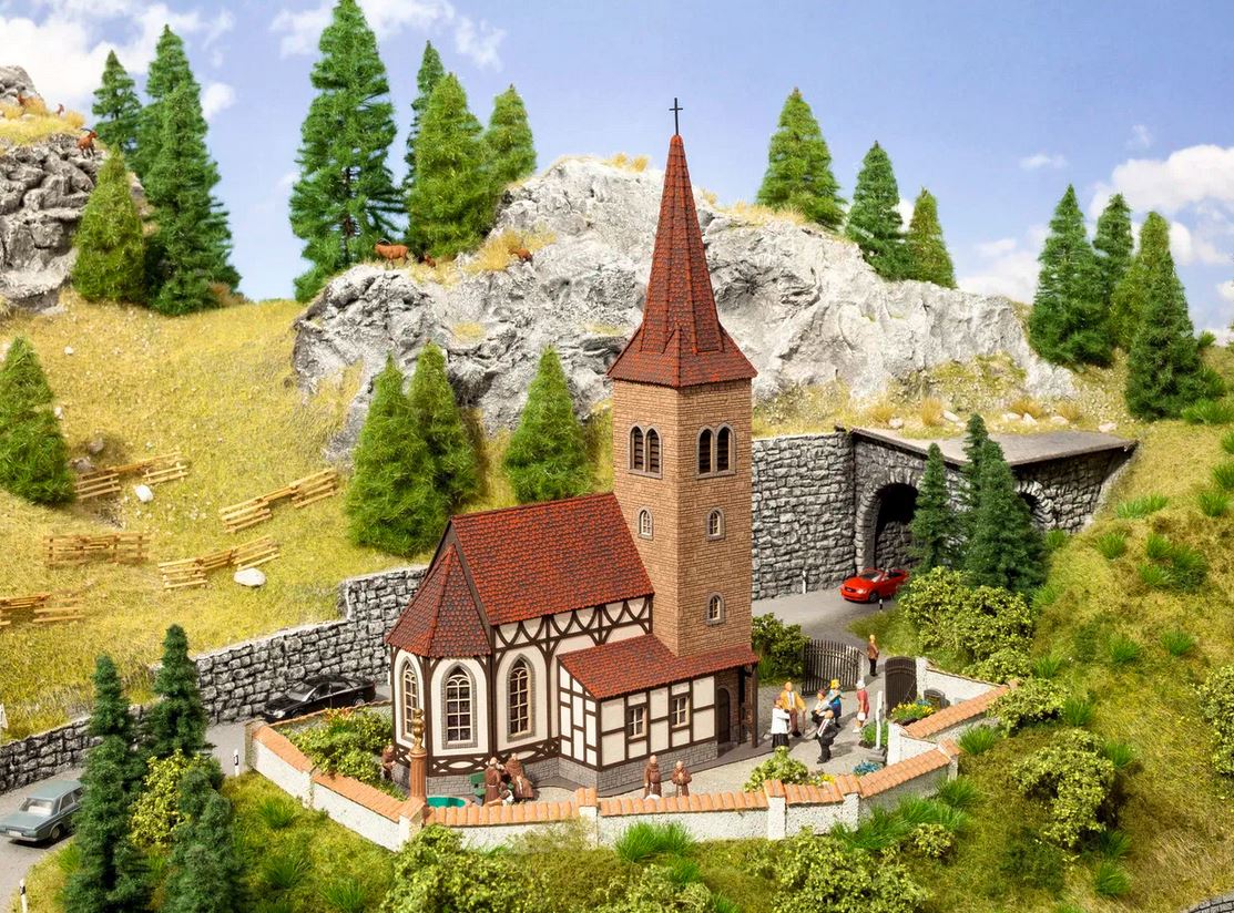 Noch 66906 Kirche St. Georg micro-sound Glockenläuten Spur H0